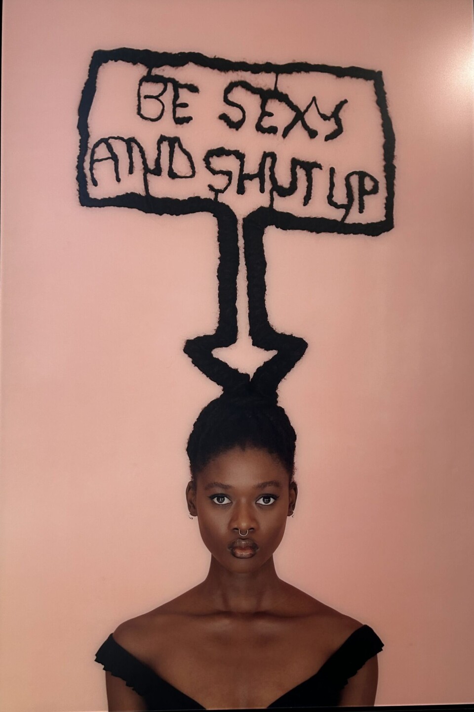 Ivorian artist Laetitia Ky creates socially-relevant sculptures from her natural hair.